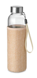 UTAH TOUCH – Glass bottle in pouch 500ml – Beige