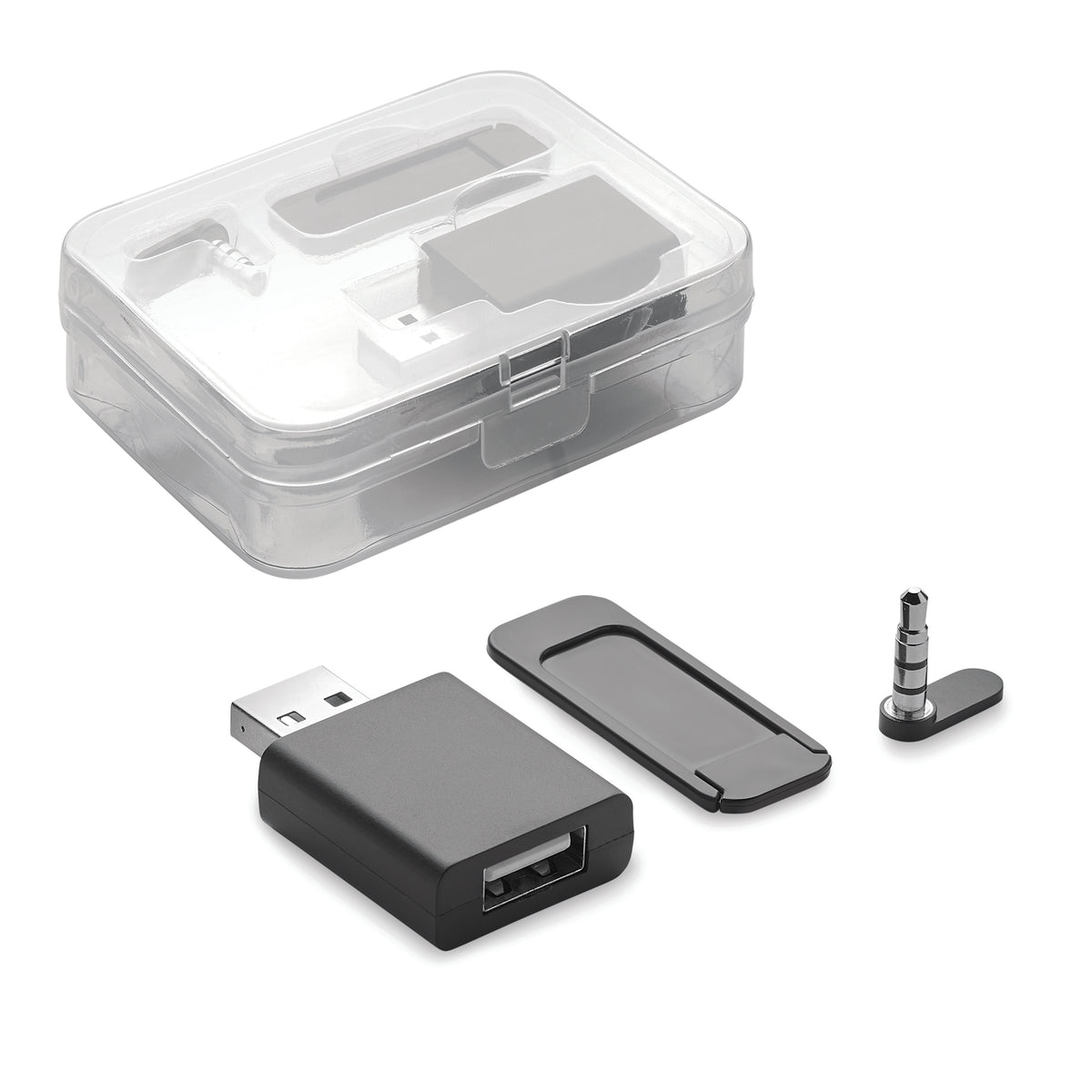 BLOCKER SET – Webcam data and audio blocker – Black
