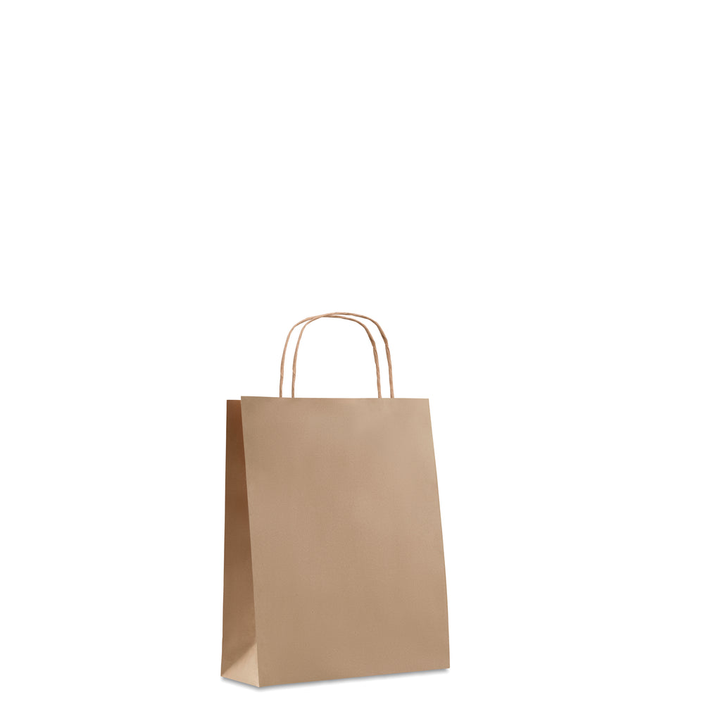 PAPER TONE S – Small Gift paper bag 90 gr/m² – Beige