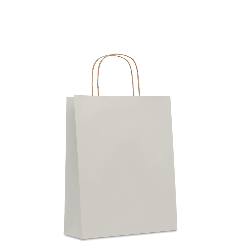 PAPER TONE M – Medium Gift paper bag  90 gr/m² – White