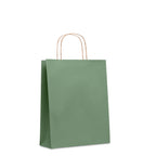 PAPER TONE M – Medium Gift paper bag  90 gr/m² – Green