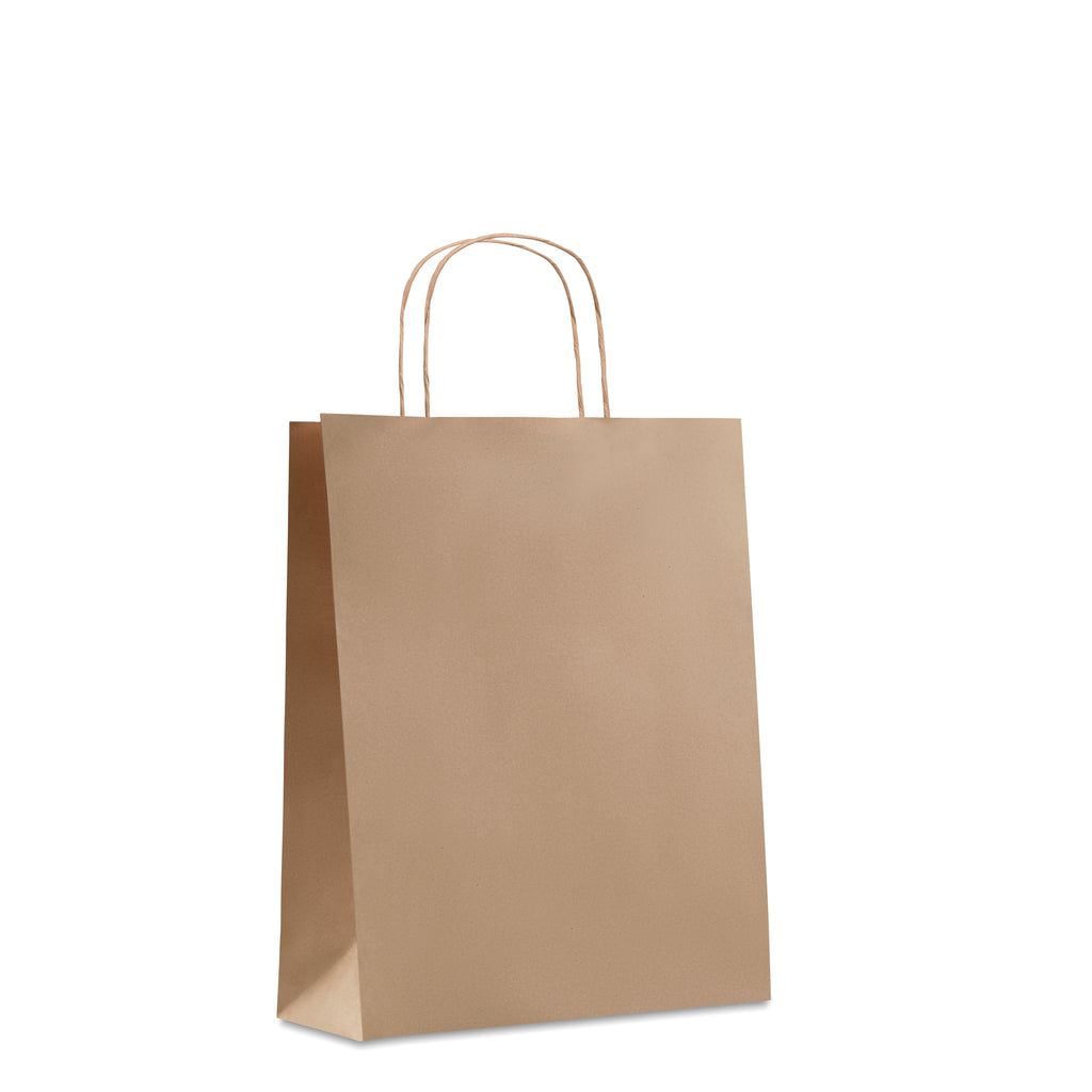 PAPER TONE M – Medium Gift paper bag  90 gr/m² – Beige