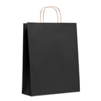 PAPER TONE L – Large Gift paper bag 90 gr/m² – Black