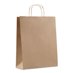 PAPER TONE L – Large Gift paper bag 90 gr/m² – Beige