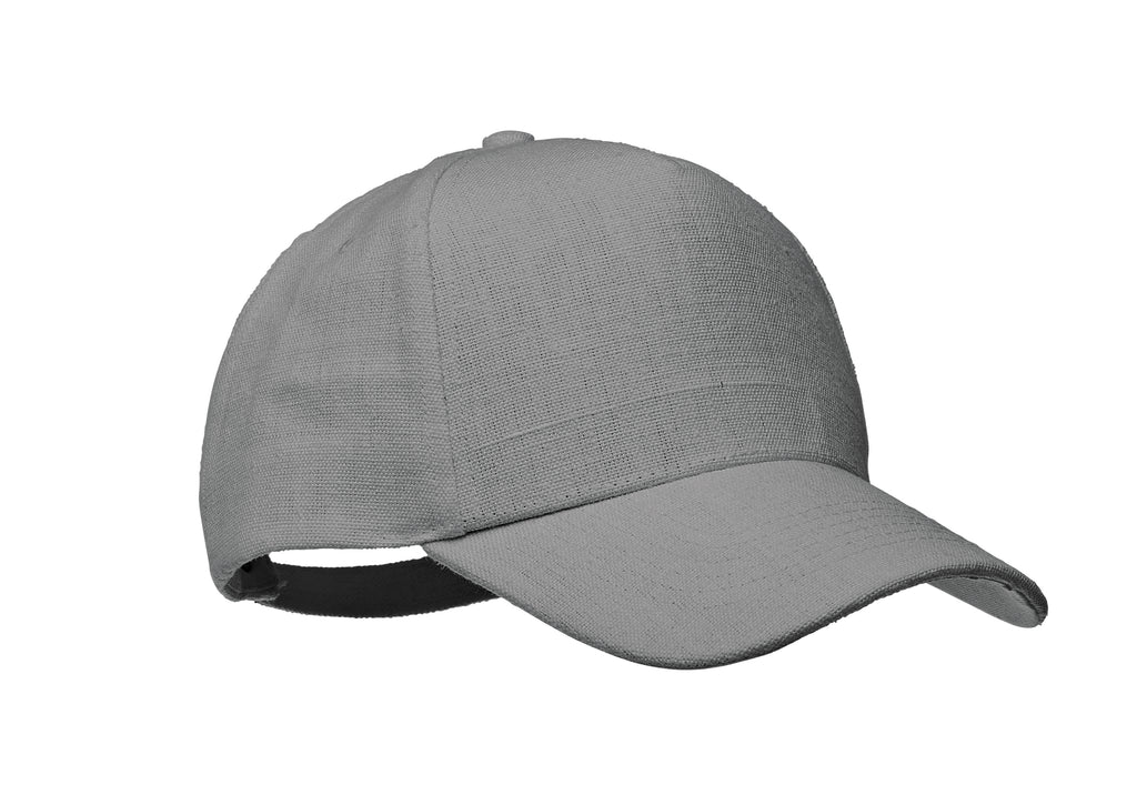 NAIMA CAP – 5 PANEL HEMP CAP 370 GR/M² – Grey