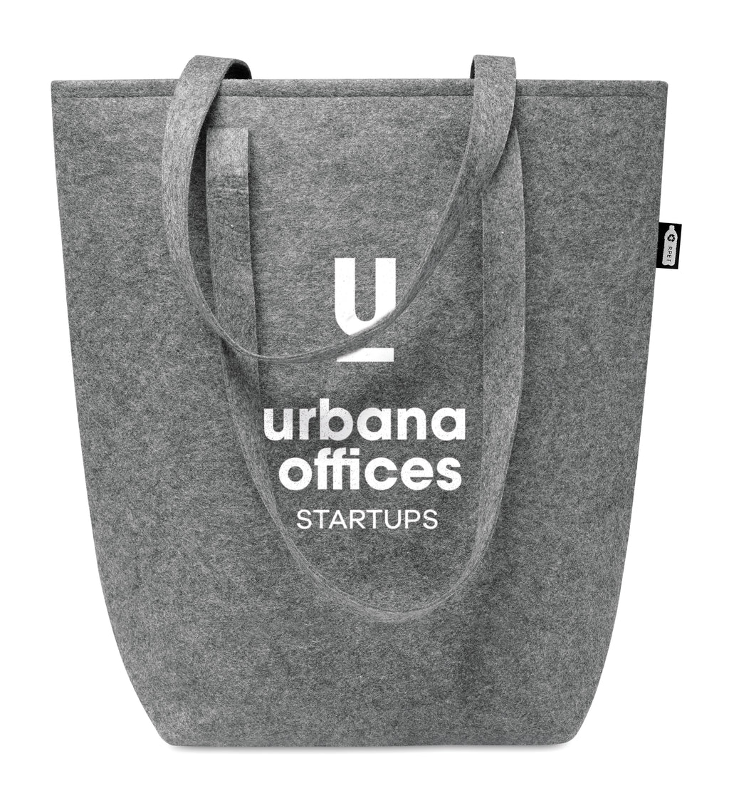 TASLO – RPET felt shopping bag – item picture printed