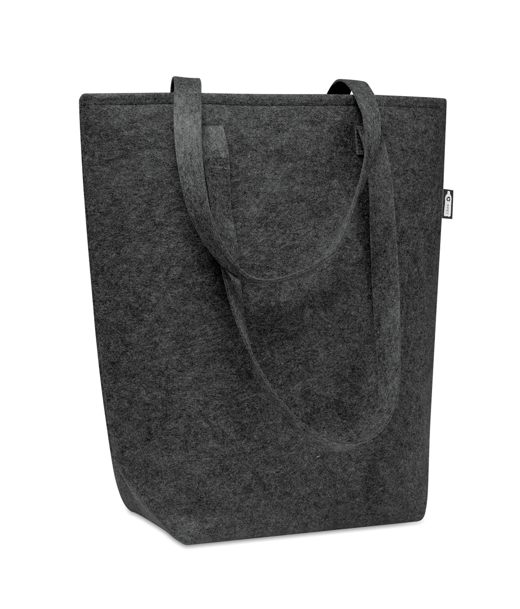 TASLO – RPET felt shopping bag – Stone Grey