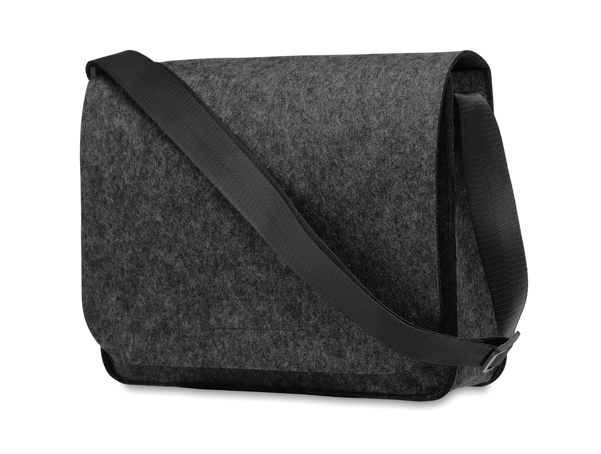 BAGLO – RPET felt laptop bag – Stone Grey