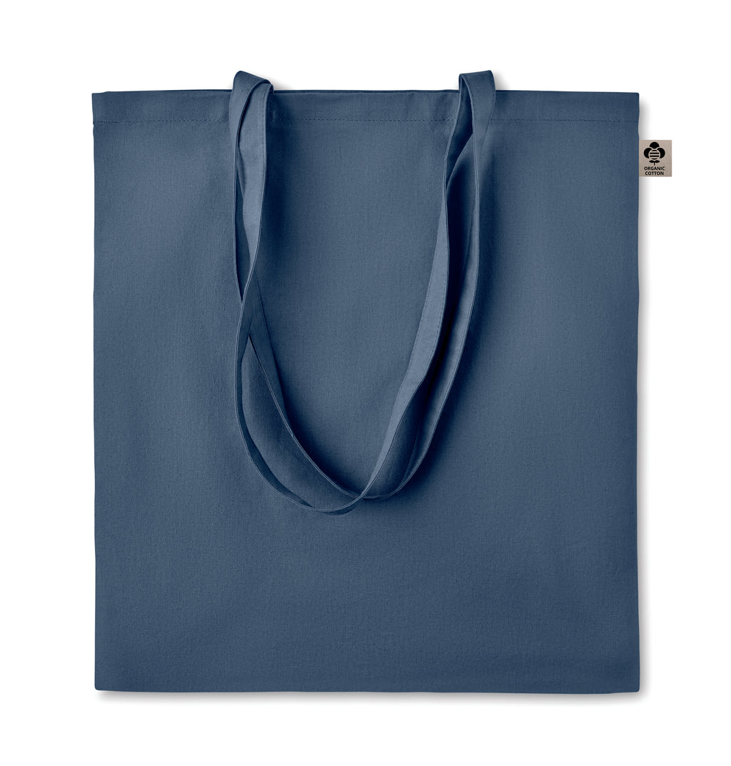 ZIMDE COLOUR – Organic cotton shopping bag – Blue