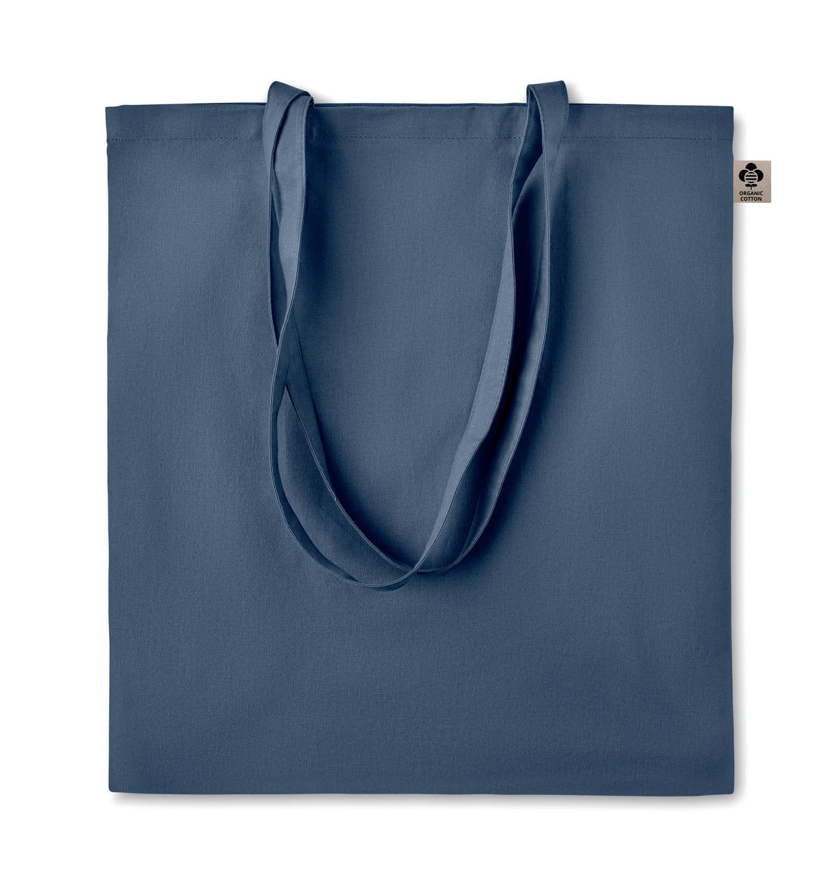 ZIMDE COLOUR – Organic cotton shopping bag – Blue