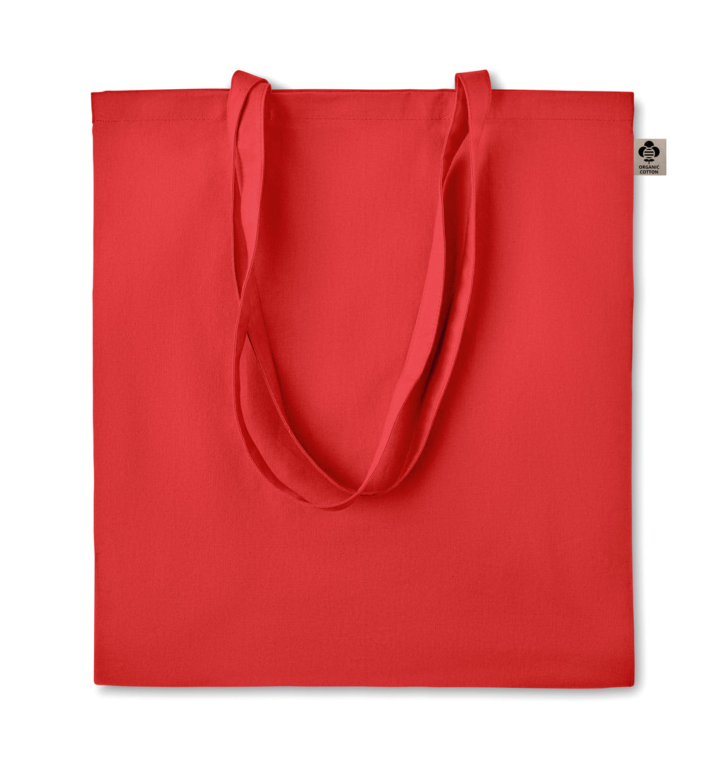 ZIMDE COLOUR – Organic cotton shopping bag – Red