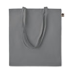 ZIMDE COLOUR – Organic cotton shopping bag – Grey