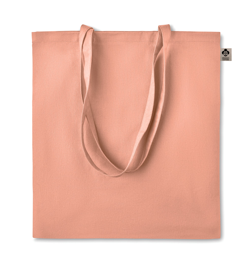 ZIMDE COLOUR – Organic cotton shopping bag – Orange