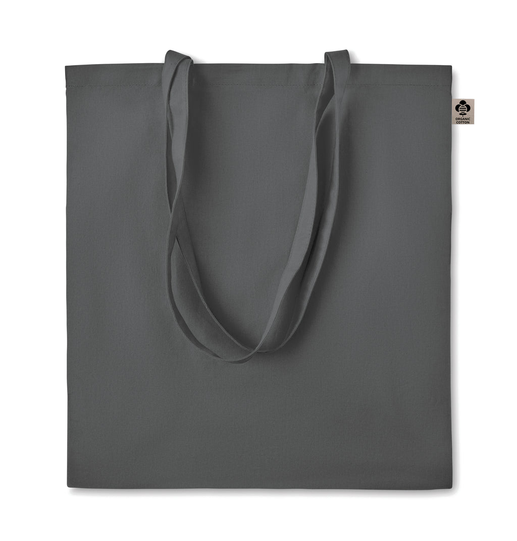 ZIMDE COLOUR – Organic cotton shopping bag – Stone Grey