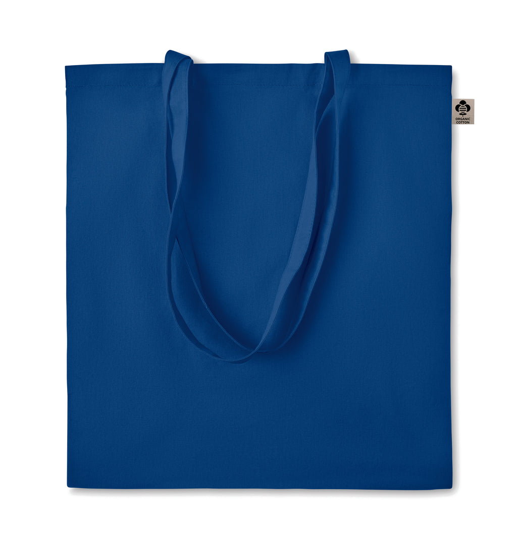 ZIMDE COLOUR – Organic cotton shopping bag – Royal Blue