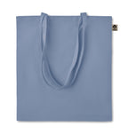 ZIMDE COLOUR – Organic cotton shopping bag – Baby Blue
