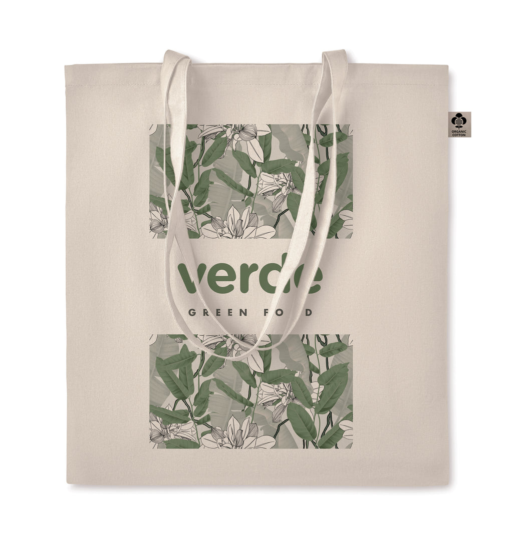 ZIMDE – Organic cotton shopping bag – item picture printed