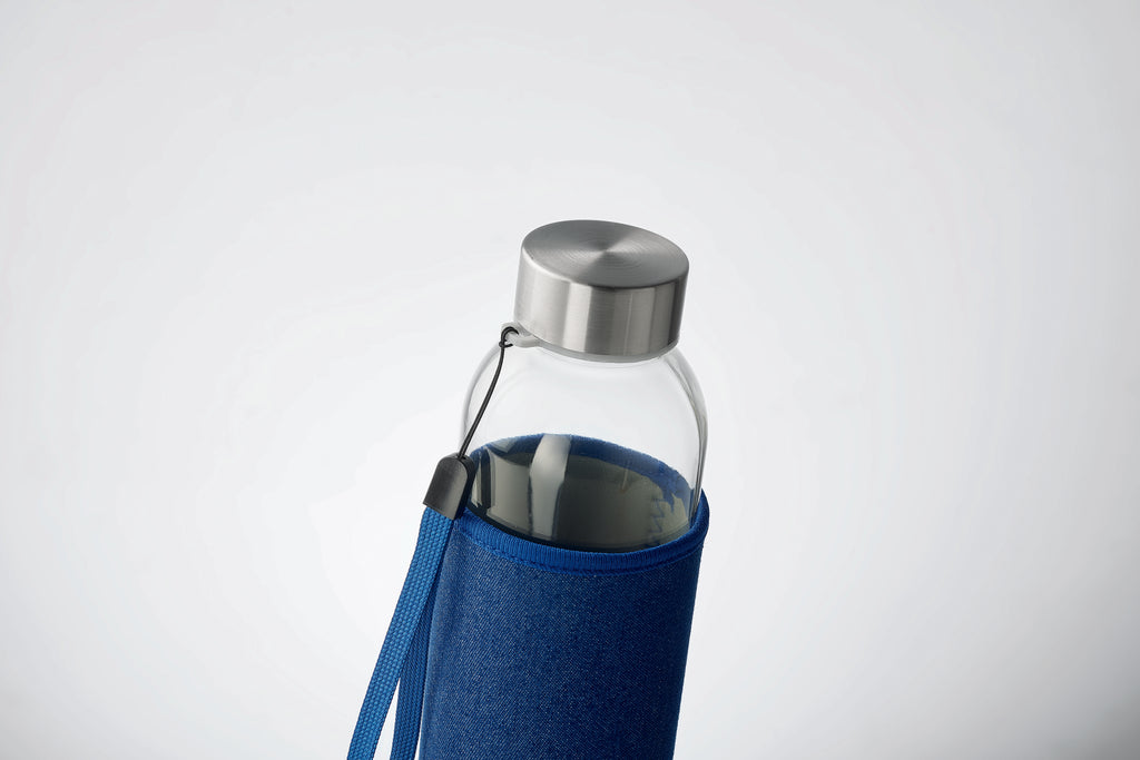 UTAH DENIM – Glass bottle in pouch 500 ml – item detail picture