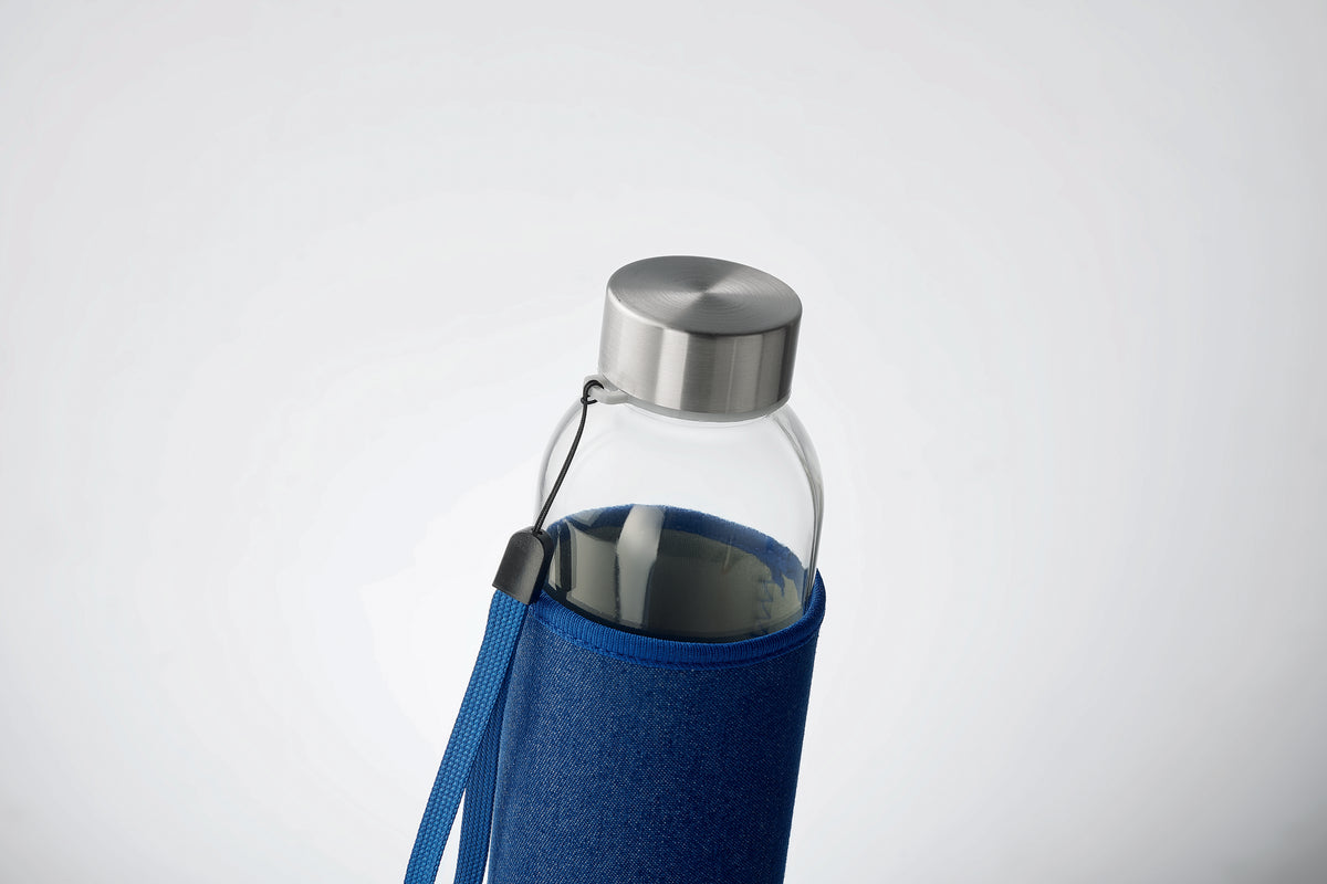 UTAH DENIM – Glass bottle in pouch 500 ml – item detail picture