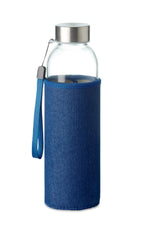 UTAH DENIM – Glass bottle in pouch 500 ml – Blue