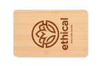 CUSTOS + – RFID card in bamboo material – item picture printed