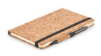 SUBER SET – A5 cork notebook with pen – Black