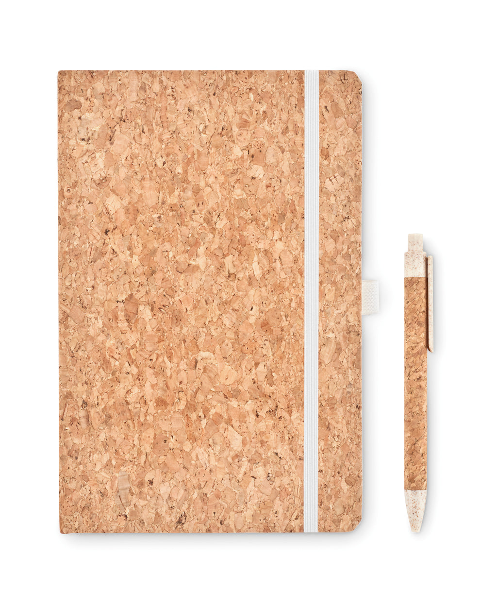 SUBER SET – A5 cork notebook with pen – item picture back
