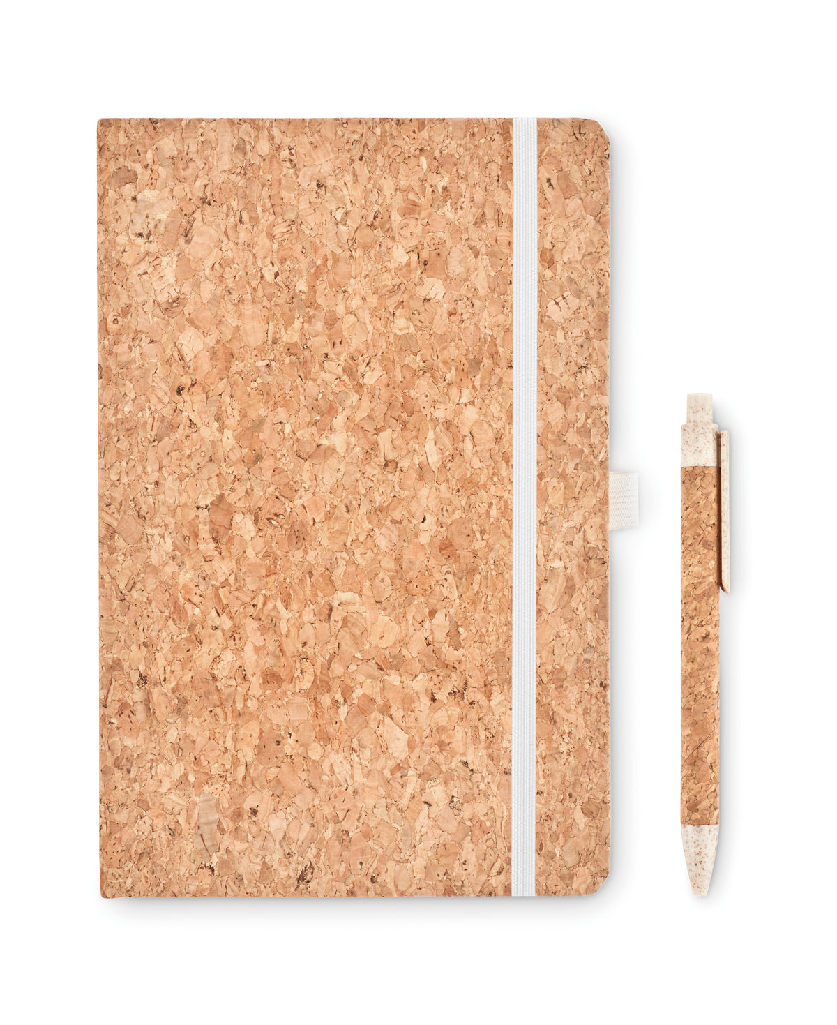 SUBER SET – A5 cork notebook with pen – item picture back