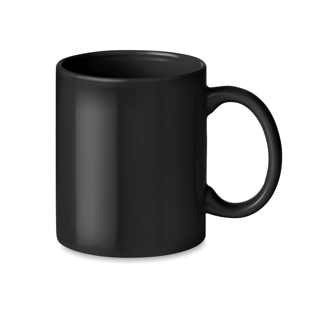 DUBLIN TONE – Coloured ceramic mug 300ml – Black