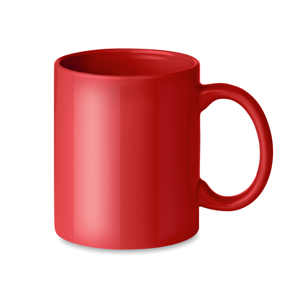 DUBLIN TONE – Coloured ceramic mug 300ml – Red