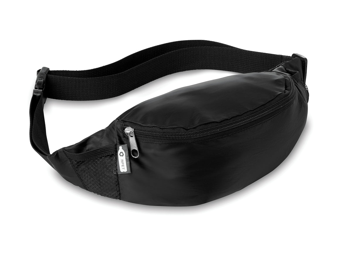 PARKPET – 210D RPET fanny bag – Black