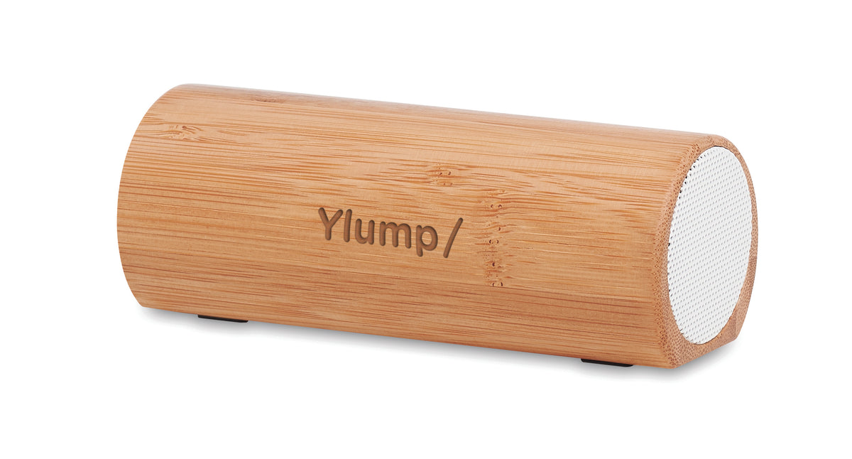 SPEAKBOX – Wireless bamboo speaker 2x5W – item picture printed