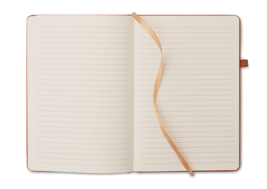 BAOBAB – Recycled PU A5 lined notebook – item picture open