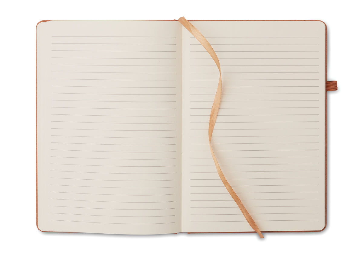 BAOBAB – Recycled PU A5 lined notebook – item picture open
