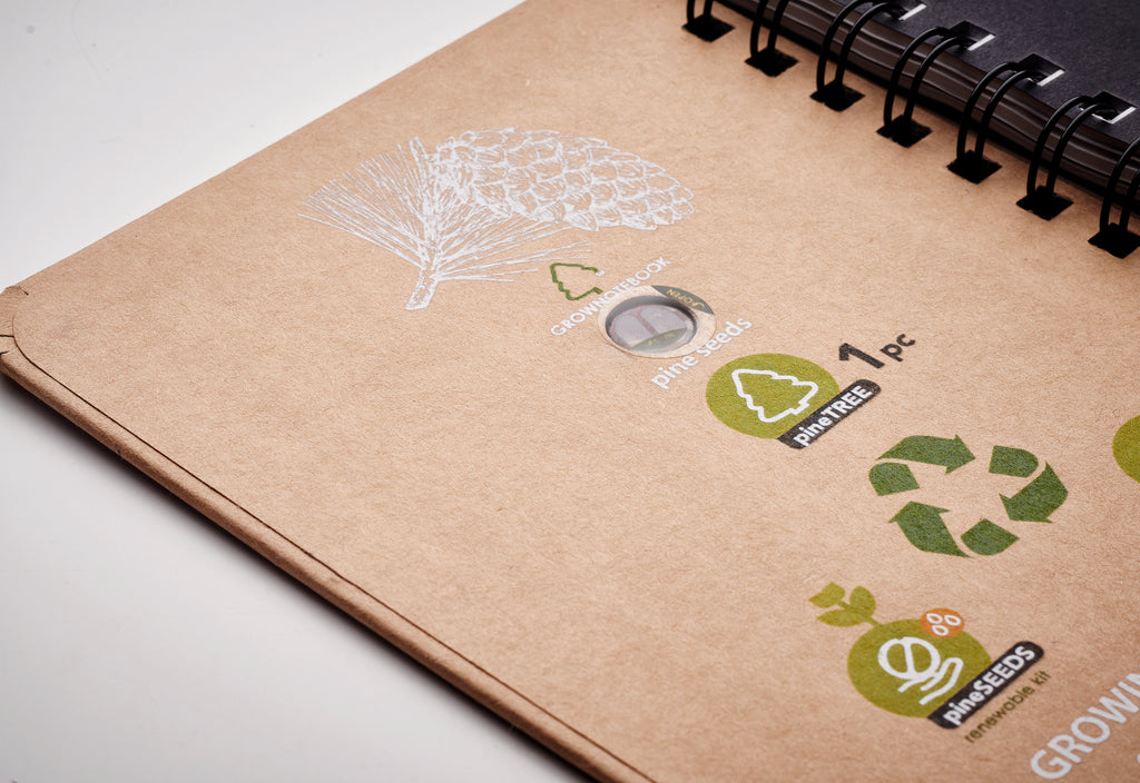 GROWNOTEBOOK™ – A5 Pine tree GROWNOTEBOOK™ – item detail picture