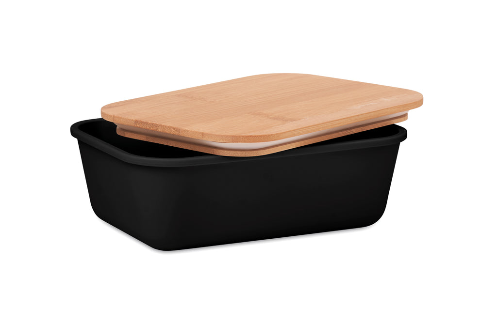 THURSDAY – Lunch box with bamboo lid – item picture side