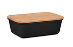 THURSDAY – Lunch box with bamboo lid – Black
