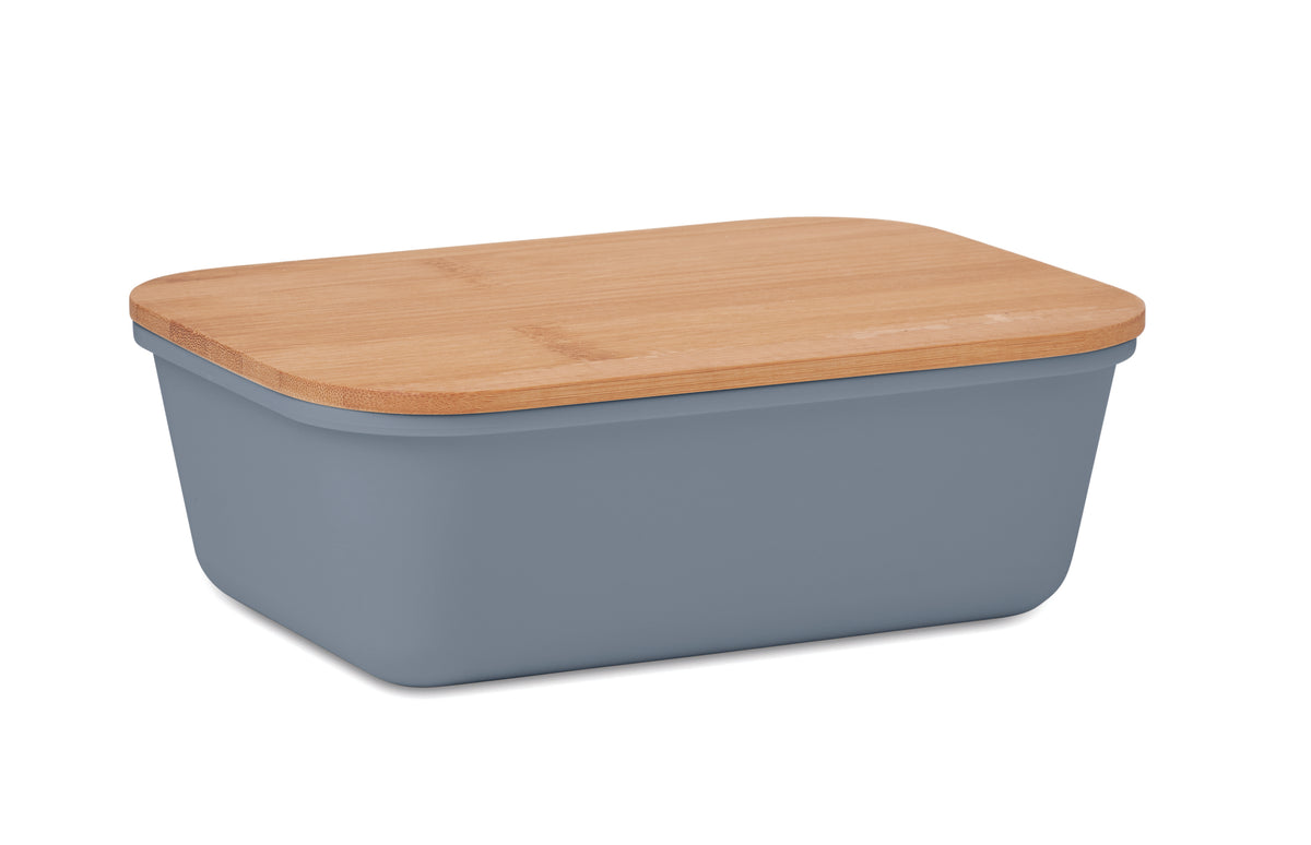 THURSDAY – Lunch box with bamboo lid – Petrol