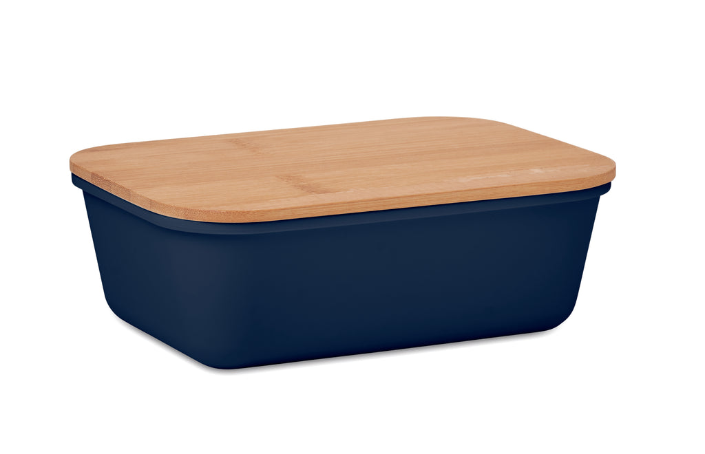 THURSDAY – Lunch box with bamboo lid – French Navy