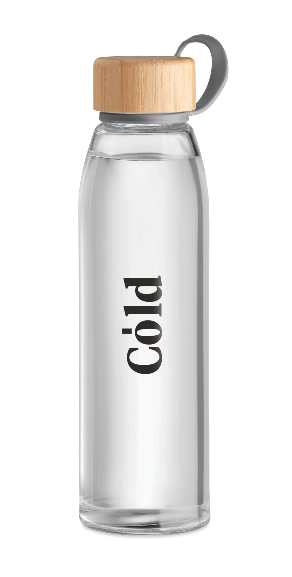 FJORD WHITE – Glass bottle 500 ml – item picture printed