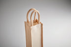 CAMPO DI VINO – Jute wine bag for one bottle – item detail picture