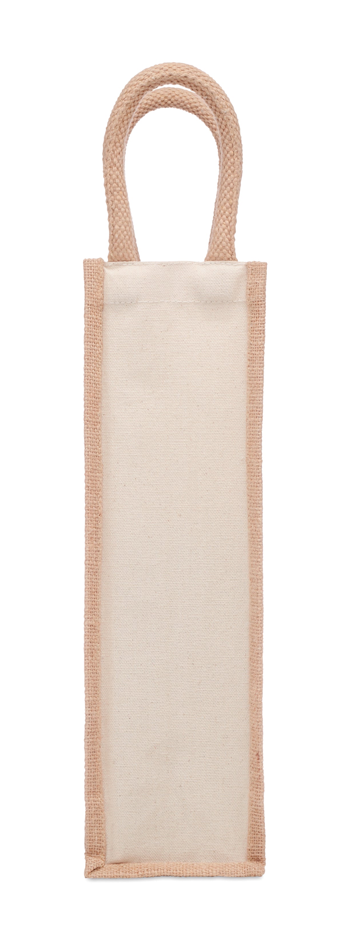 CAMPO DI VINO – Jute wine bag for one bottle – item picture top