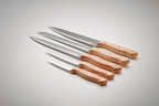 GOURMET – 5 piece knife set in base – item detail picture
