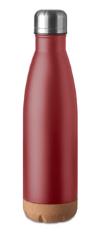 ASPEN CORK – Double wall bottle 500 ml – Burgundy