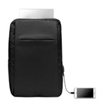 SEOUL – Laptop backpack in 300D RPET – item picture back
