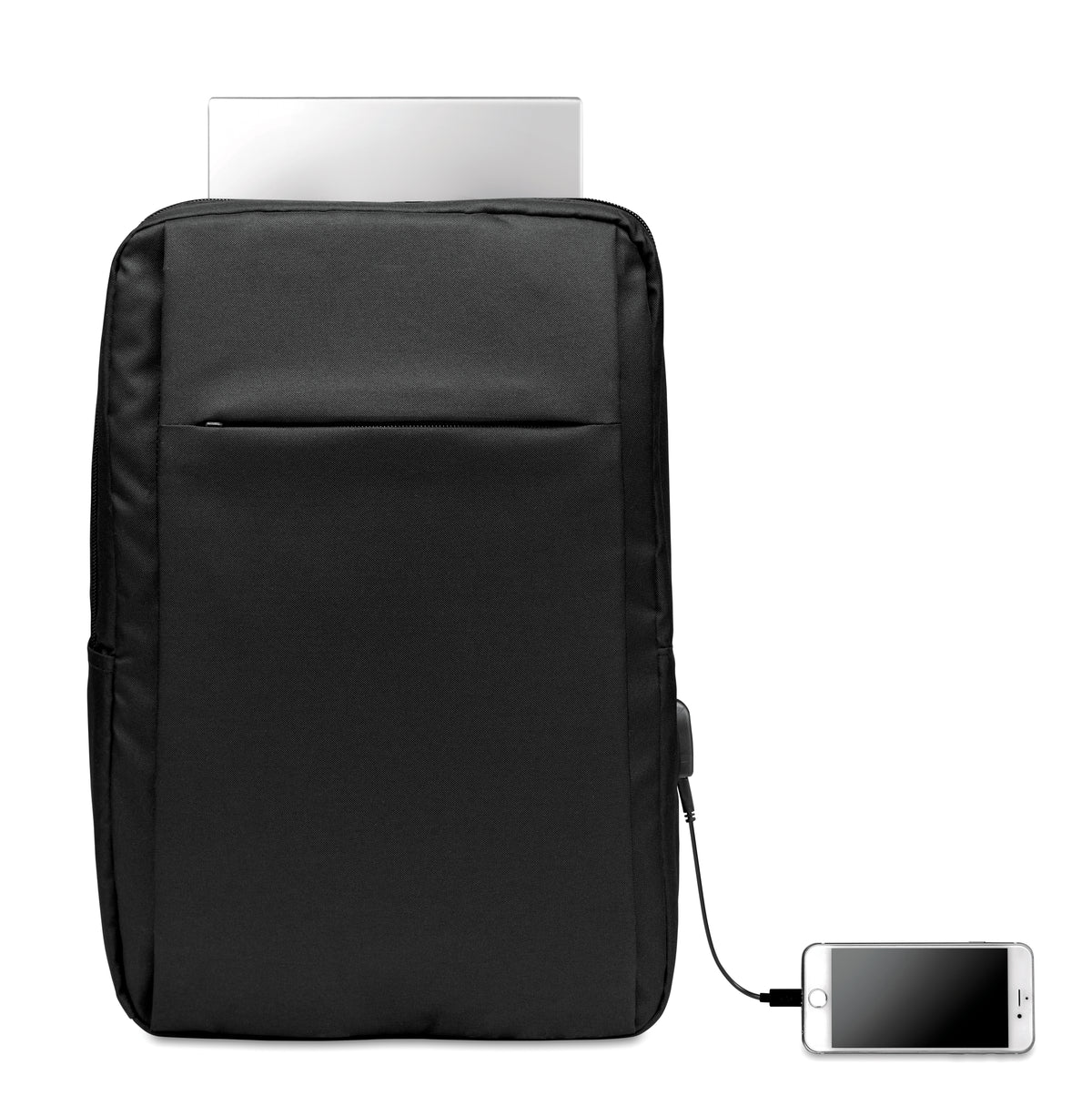 SEOUL – Laptop backpack in 300D RPET – item picture back