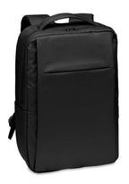SEOUL – Laptop backpack in 300D RPET – Black