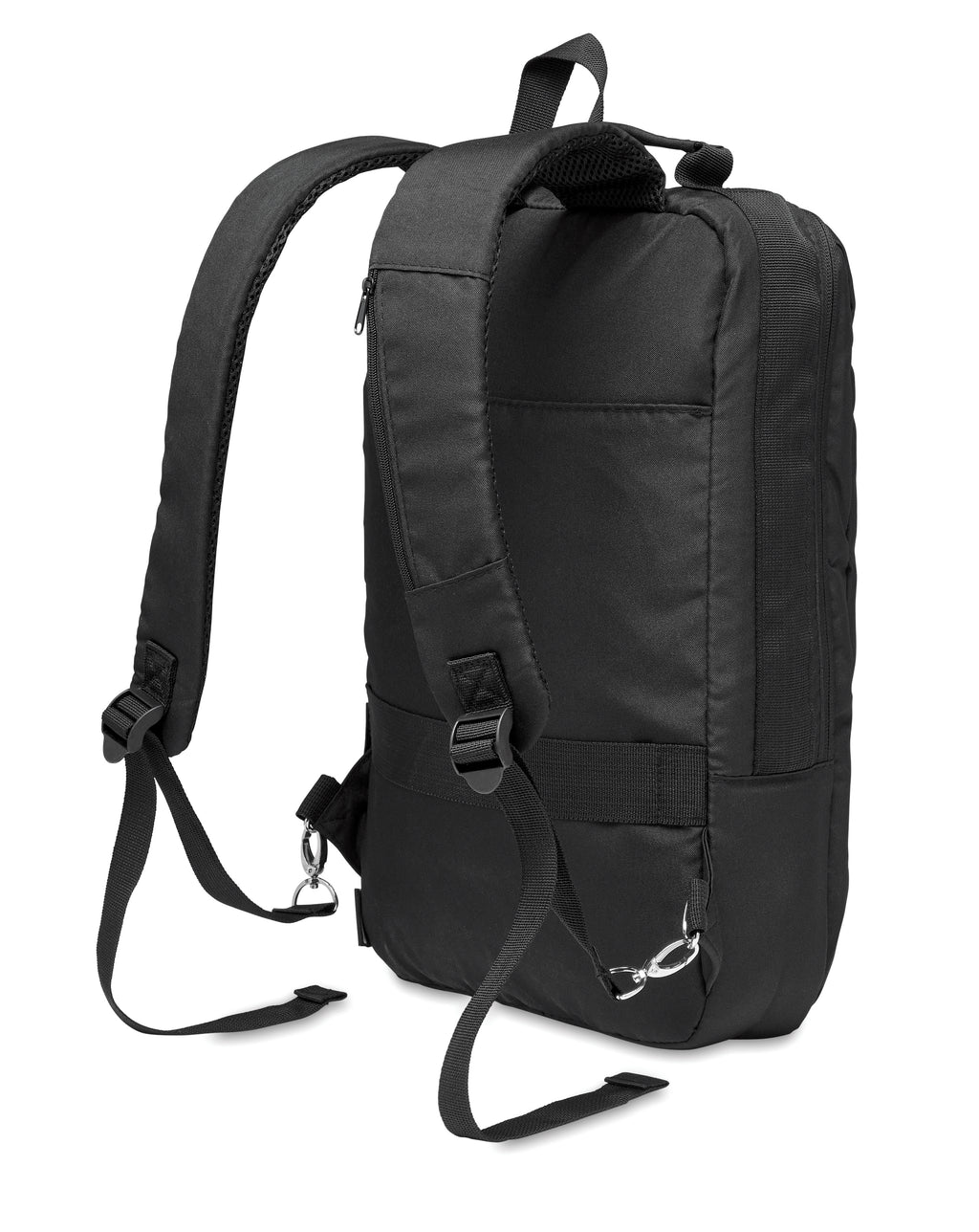SINGAPORE – Laptop backpack in 300D RPET – item picture back