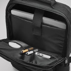 SINGAPORE – Laptop backpack in 300D RPET – item picture open