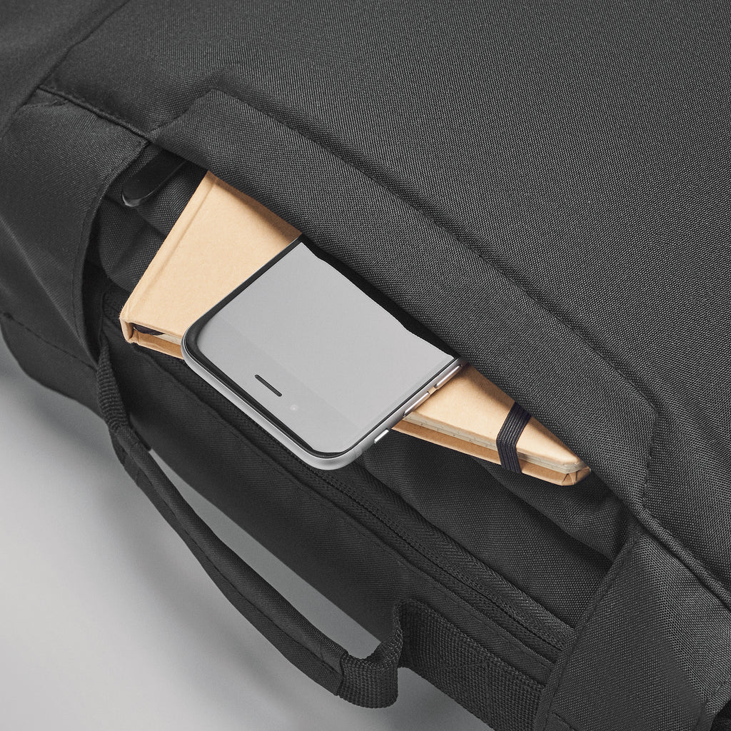 SINGAPORE – Laptop backpack in 300D RPET – item picture top
